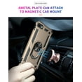 thumbnail image 2 of LeYi for iPod Touch 6th Generation Case Hard Case, iPod Touch 7th Generation Case, Military Grade Phone Case with Ring Kickstand for Apple iPod Touch 7/6/5, Gold, 2 of 9