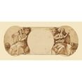 thumbnail image 2 of Federico Zuccaro 18x11 Black Ornate Wood Framed Double Matted Museum Art Print Titled - Allegories of Fortitude and Patience (1595), 2 of 5