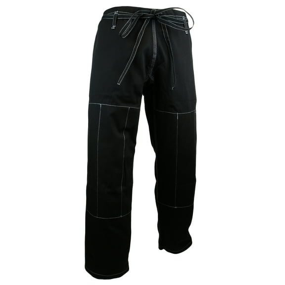 Brazilian Jiu Jitsu Gi Pants Traditinal Style BJJ Uniform Pants Black