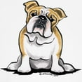 thumbnail image 3 of CafePress - Cute English Bulldog Kids Light T Shirt - Light T-Shirt Kids XS-XL, 3 of 4