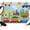 Green, variant on Cartoon Transportation Backdrops for Photography, Helicopter Car Train Truck Sun Fabric Photo Background Sturdy Studio Props for Photo Studio, Video Recording, Booth & Photoshoot 7x5ft
