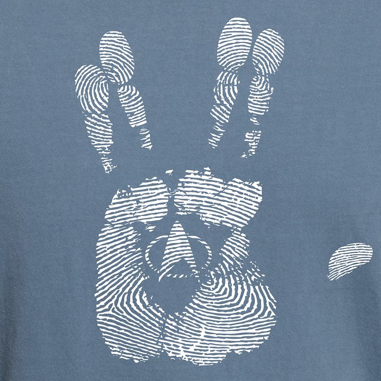 CafePress - Spock Hand - Mens Comfort Colors Shirt - image 3 of 5