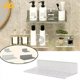 thumbnail image 2 of Storage Rack Acrylic Shelf Clear Wall Mounted Thick Transparent Floating Display Stick Bathroom Kitchen Ledge Home Organizer, 2 of 5