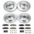 thumbnail image 3 of PowerStop Front and Rear Z23 Evolution Sport Carbon-Fiber Ceramic Brake Pad and Drilled & Slotted Rotor Kit Fits: CADILLAC Select Models K1424, 3 of 10