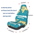 thumbnail image 3 of Yiaed World Map With Landmarks Print Car Seat Covers,Universal Auto Seats Protector Fits for Car,SUV Sedan,Truck,Automotive Seat Covers & Accessories, 3 of 5