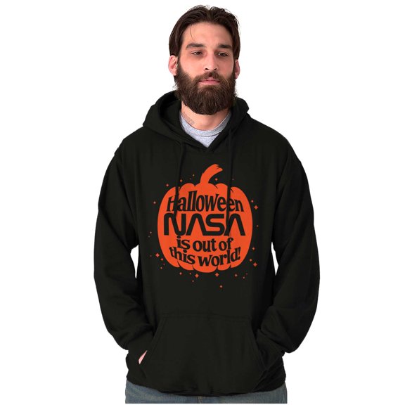 Halloween Pumpkin NASA Jack O Lantern Hoodie Sweatshirt Women Men Brisco Brands S