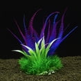 thumbnail image 4 of Acuario, decoración de pecera, 5 plantas de acuario artificiales, conjunto de árbol, decoración de pecera, 4 of 5