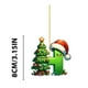 thumbnail image 4 of Uuiauoio 2D Acrylic Christmas Tree Ornament, Letter Pendant for Holiday Decor, Gift for Family, Party Favors, and Tree Decoration, 26 Alphabet Options(H), 4 of 4
