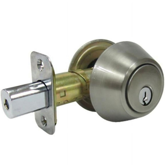 Taiwan Fu Hsing Industrial 222020 Tru-Guard Double Cylinder Deadbolt, Satin Nickel
