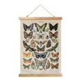thumbnail image 1 of Marco para colgar pósteres, diseño vintage de mariposas, estilo retro, decoración de pared, 1 of 7