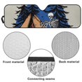 thumbnail image 7 of FUIALDOLG Accordion Car Windshield Sun Shade, Skull Camping Car Sun Visor to Protect UV Rays, Foldable Automotive Windshield Sunshades Keep Your Vehicle Cool & Comfort - 52.95" x 16.14", 7 of 7