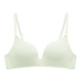 thumbnail image 3 of CFLVAEK Womens Seamless Everyday Day Bra Comfortable No Underwire Push Up Sleep Bras Comfy Lightweight Beauty Back Bralette Gray XS, 3 of 10