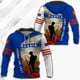 thumbnail image 3 of Sudadera con capucha con estampado 3D del ejército ruso y emblema nacional de Rusia para hombre, chándal deportivo informal, 3 of 5