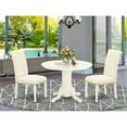 thumbnail image 4 of East West Furniture Dining Room Set Linen White, SHBR3-WHI-02, 4 of 4