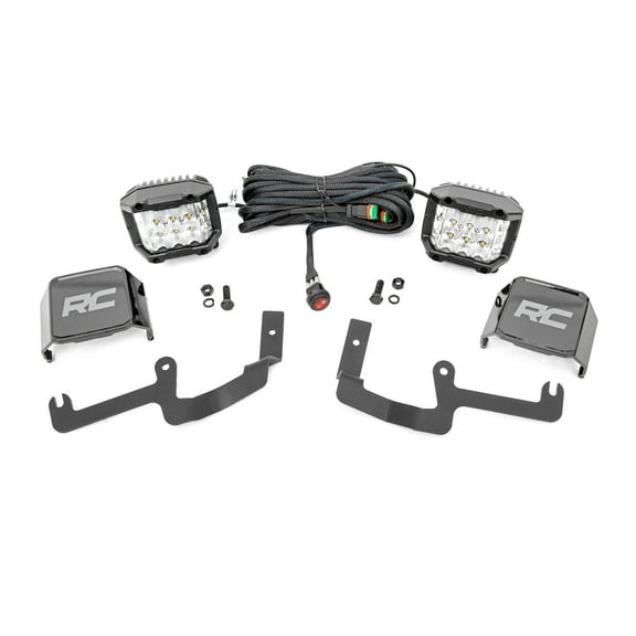 Rough Country 3" Wide Angle Lower Windshield Kit for 19-22 Silverado - 70845 Fits select: 2019-2022 CHEVROLET SILVERADO, 2022 CHEVROLET SILVERADO LTD