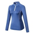 thumbnail image 1 of Jumpingount Ropa interior térmica para mujer, ropa interior cálida para mantener el calor, invierno, otoño, manga larga, Color sólido, secado Prendas para la parte del cuerpo Azul claro L, 1 of 6