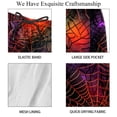 thumbnail image 4 of luoweisi Men's Beach Shorts Quick Dry Swim Trunks with Mesh Lining Halloween Spider Web XL, 4 of 5