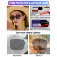 thumbnail image 4 of OCCI CHIARI Women's 1.75 Reading Glasses Sunglasses Blue Light Sunglass UV Protection Bling Readers 1.0 1.25 1.5 1.75 2.0 2.25 2.5 2.75 3.0 3.5 with Acrylic Lens, 4 of 7