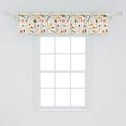 thumbnail image 2 of Ambesonne Geometric Window Valance, Shapes Abstract Colorful, 42" x 12", Multicolor, 2 of 3