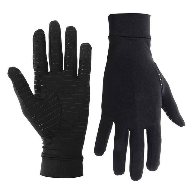 Gants pour Arthrite à Doigts Complets Gants Infusés de Cuivre Arthrite en Cuivre