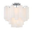 thumbnail image 5 of Crystorama Lighting - Addis - 4 Light Flush Mount In Geometric Style-13.75, 5 of 9