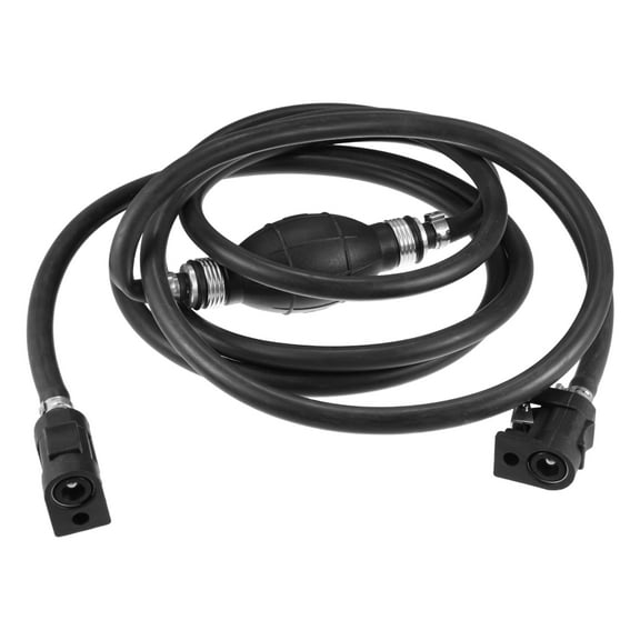 Unique Bargains 1 Set 5/16" 8mm Hand Fuel Line Outboard Primer Bulb Assembly Kit with Connector for Marine Boat