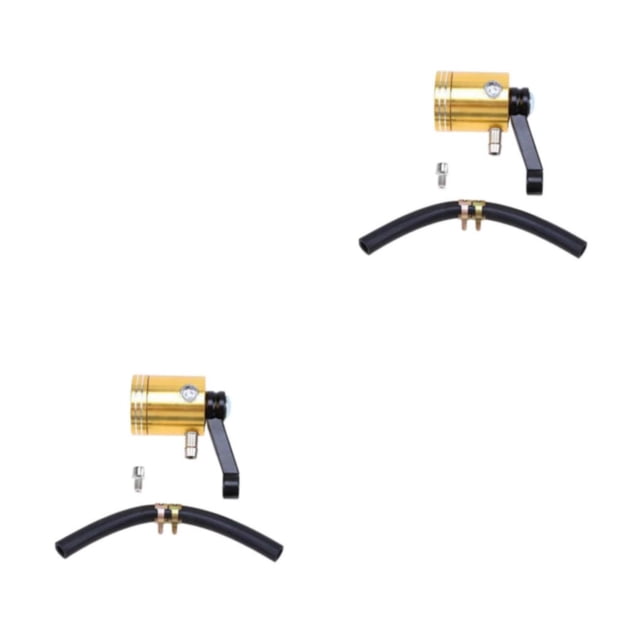 Thinsony Durable And Long-lasting Fluid Reservoir For Clutches Oil Fluid - Stylish gold 2Set