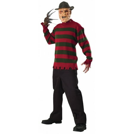 Deluxe Freddy Krueger Sweater Adult Costume - Plus