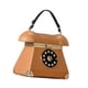 thumbnail image 4 of Bolso bandolera para teléfono, estilo retro, moderno, de piel sintética. Marrón, 4 of 9