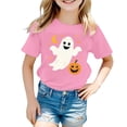 thumbnail image 4 of RMGVDSD Halloween Pumpkin Shirts Boys Short Sleeve T Shirts Casual Fashion Tee Shirt - Kids Tops T-Shirt Comfortable Wear 12-13 Years, 4 of 4