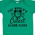 thumbnail image 4 of Inktastic The Worlds Cutest Alarm Clock Boys or Girls Baby Bodysuit, 4 of 5