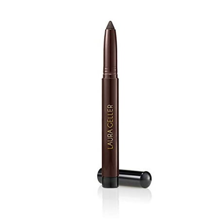 LAURA GELLER NEW YORK Longwear Eyeliner Pencil with Caffeine, Smooth & Blendable Makeup, Smoky Taupe
