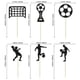 thumbnail image 3 of Cateissary Selecciones de cupcakes de balón de fútbol para decoración de eventos temáticos deportivos Cupcake Toppers Kits de decoración para fiestas TYPE2 NO2, 3 of 5