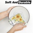 thumbnail image 5 of SM-XLHN Bottle Yellow Daisy Leaves Spring Kitchen Towels Dish Towels, 18x26 Inch Farmhouse Flowers Decoration Hand Towels Set of 2, 5 of 6