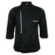 thumbnail image 3 of 2xRetro Chef Chaqueta Abrigo Uniforme Manga Larga Hotel Cocina Negro Yuyangstore Chaqueta de chef de manga larga, 3 of 8