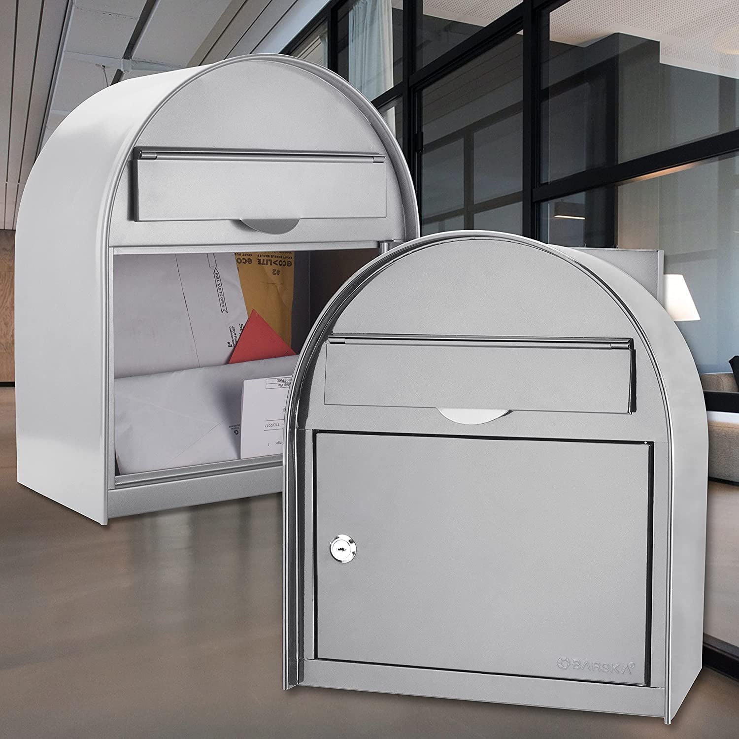 Barska Locking Wall Mount Mailbox (Large)