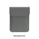 thumbnail image 5 of Methold Funda protectora para tableta Funda protectora Estuche de suministros de cuero Fuax Bolsa de inserción Bolsas ligeras para accesorios Computadoras de tableta Gris oscuro, 5 of 6