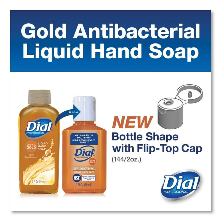 Gold Antibacterial Liquid Hand Soap, Floral, 2 oz, 144/Carton Gold Antibacterial Liquid Hand Soap, Floral, 2 oz, 144/Carton