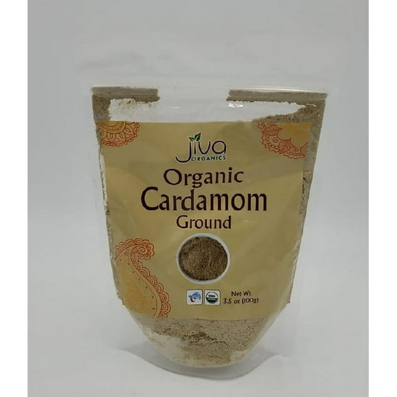JIVA ORGANICS CARDAMOM POWDER 100 GM