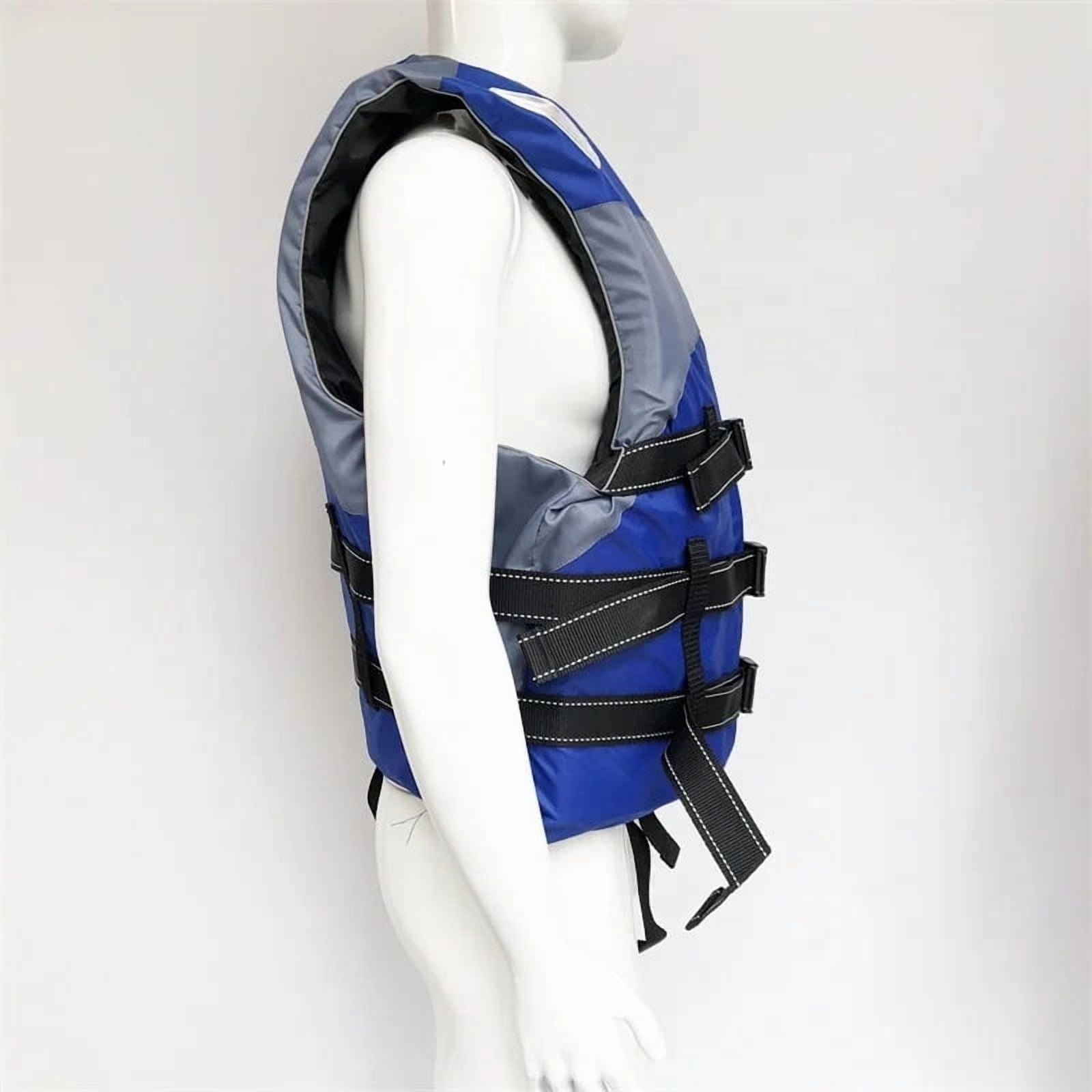 2025 Professional life jacket adult children fishing suit snorkeling swimming boat drifting vest portable large buoyancy