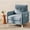 Blue, variant on BedLuxury 31’’ High Back Accent Chair with Thick Cushion,Chenille sofa with Supportive Armrests for Living Room and Small Spaces,Blue