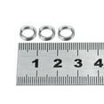 thumbnail image 1 of Sonew 50pcs/100pcs 7 Sizes Stainless Steel Fishing Tackle Bait Double Circle  Split Ring Connector ,snap split ring, double circle split ring, 1 of 2