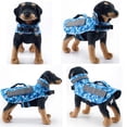thumbnail image 4 of Spiked Small Dog Vest Harness,Reflective Dog Harness Vest with Removable Spikes, Anti-Bite & Predator Protective Dog Jacket with D-Ring & Breathable Linings Blue M, 4 of 5