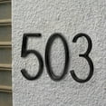 thumbnail image 2 of Floating House Number Modern House Numbers- Zinc Alloy Home Address Number With Exquisite Drawing For House Mailbox Address Numbers, 2 of 3