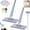 A-a+5cloth, variant on Snap Grip Mini Mop, No Wash Lazy Mops Wet and Dry, Zero Touch Mini Mop, Retractable Convenient Automatic Cloth Changing Clip Mopstick, 31in Long Handle, with Reusable Cloths
