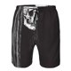 thumbnail image 3 of Balery Gothic Skull Drape Traje de Baño Estilo Hawaiano para Hombre, Shorts de Secado Rápido con Bolsillos-X-Large, 3 of 6