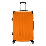 Zimtown Orange 3 Pieces Travel Luggage Set Bag ABS Trolley Carry On ...