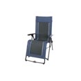 thumbnail image 2 of Ozark Trail Quad Zero Gravity Lounger Camping Chair, Blue, Adult, 20.3lbs, 2 of 6