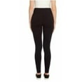 thumbnail image 3 of Max & Mia Women's The High Waist French Terry Legging Pant, Black, Small, 3 of 3