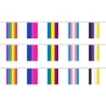 thumbnail image 5 of Banderas del Orgullo Gay, 10m/40 Uds. 14*21cm banderas del arco iris banderas del arco iris Orgullo Gay lésbico cadena bandera probada y confiable, 5 of 5
